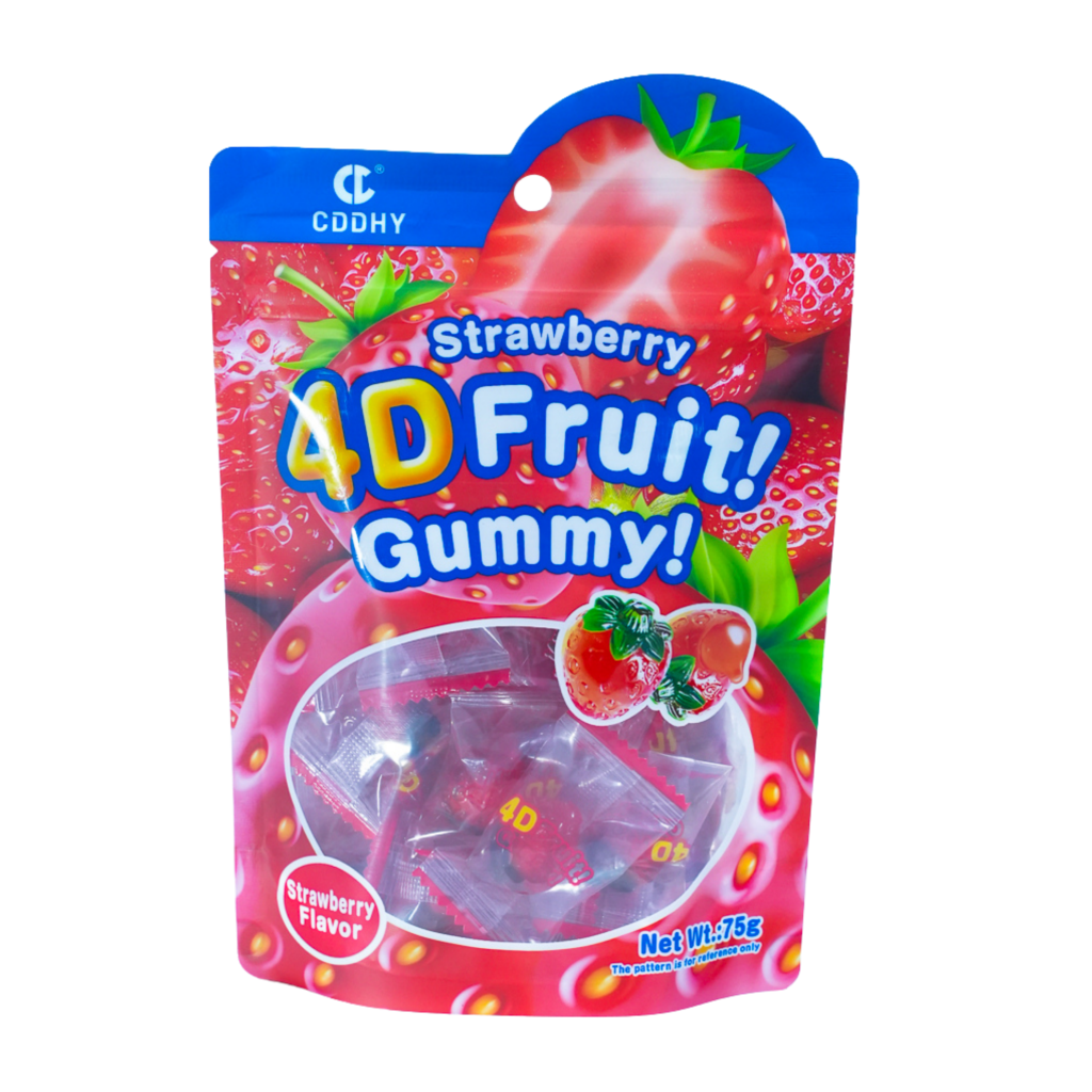 Kẹo Dẻo Trái Cây 4D CDDHY Gói 75g