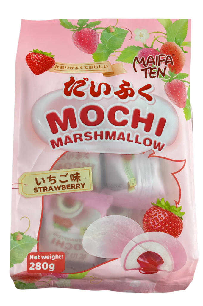 Bánh Mochi Marshmallow Vị Dâu Tây