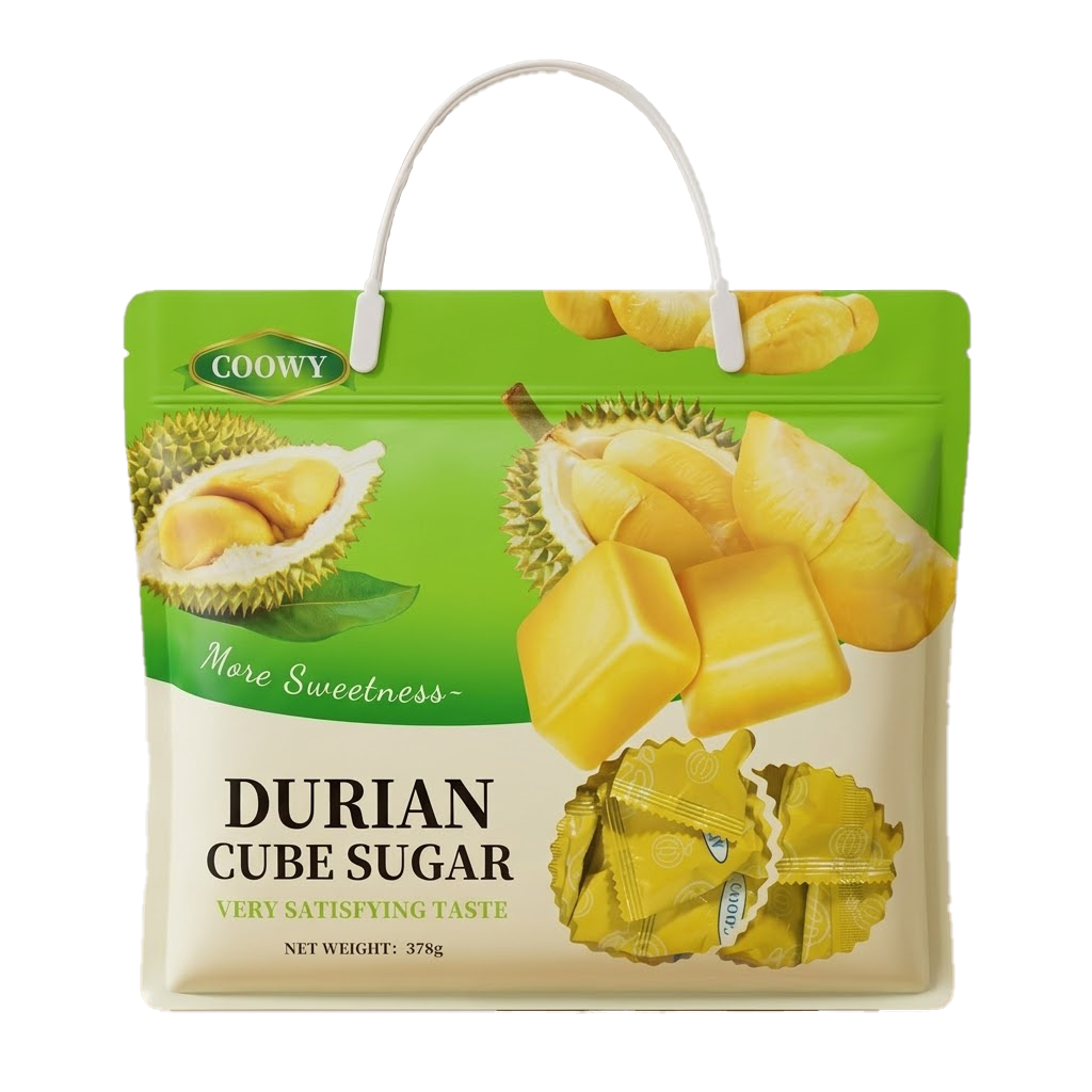 Kẹo Dẻo Cube Sugar Coowy Vị Sầu Riêng Gói 378g