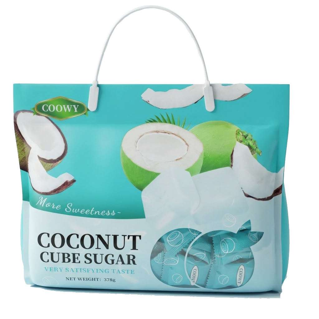 Kẹo Dẻo Cube Sugar Vị Dừa Coowy Gói 378g