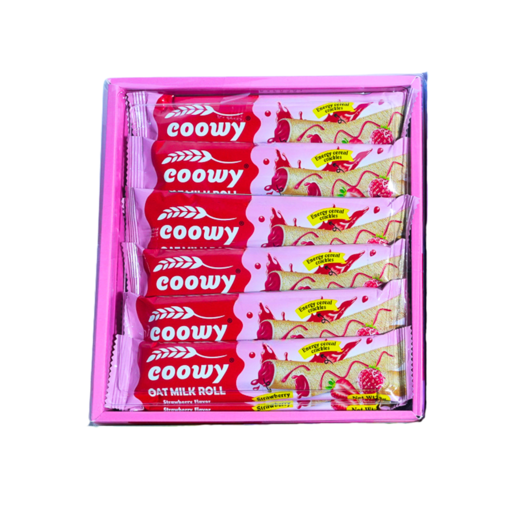 Bánh Cuộn Coowy Vị Dâu Tây