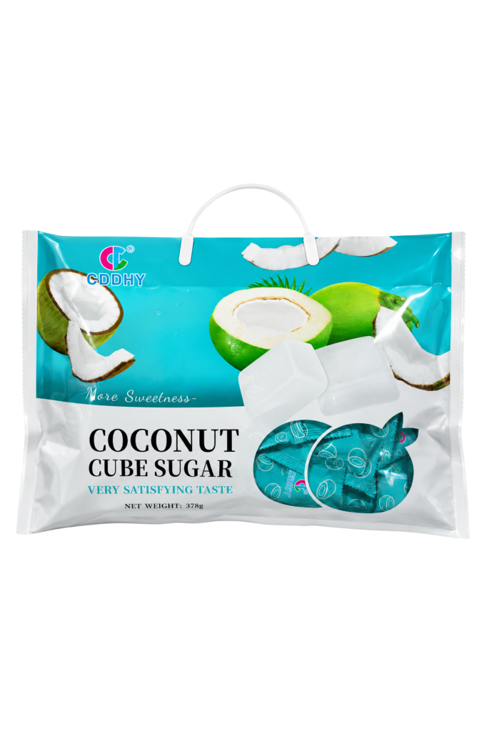 Kẹo Dẻo Cube Sugar CDDHY Vị Dừa Gói 378g
