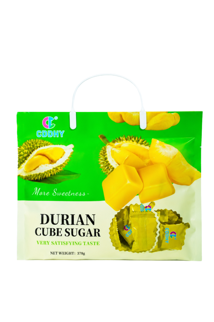 Kẹo Dẻo Cube Sugar CDDHY Sầu Riêng Gói 378g