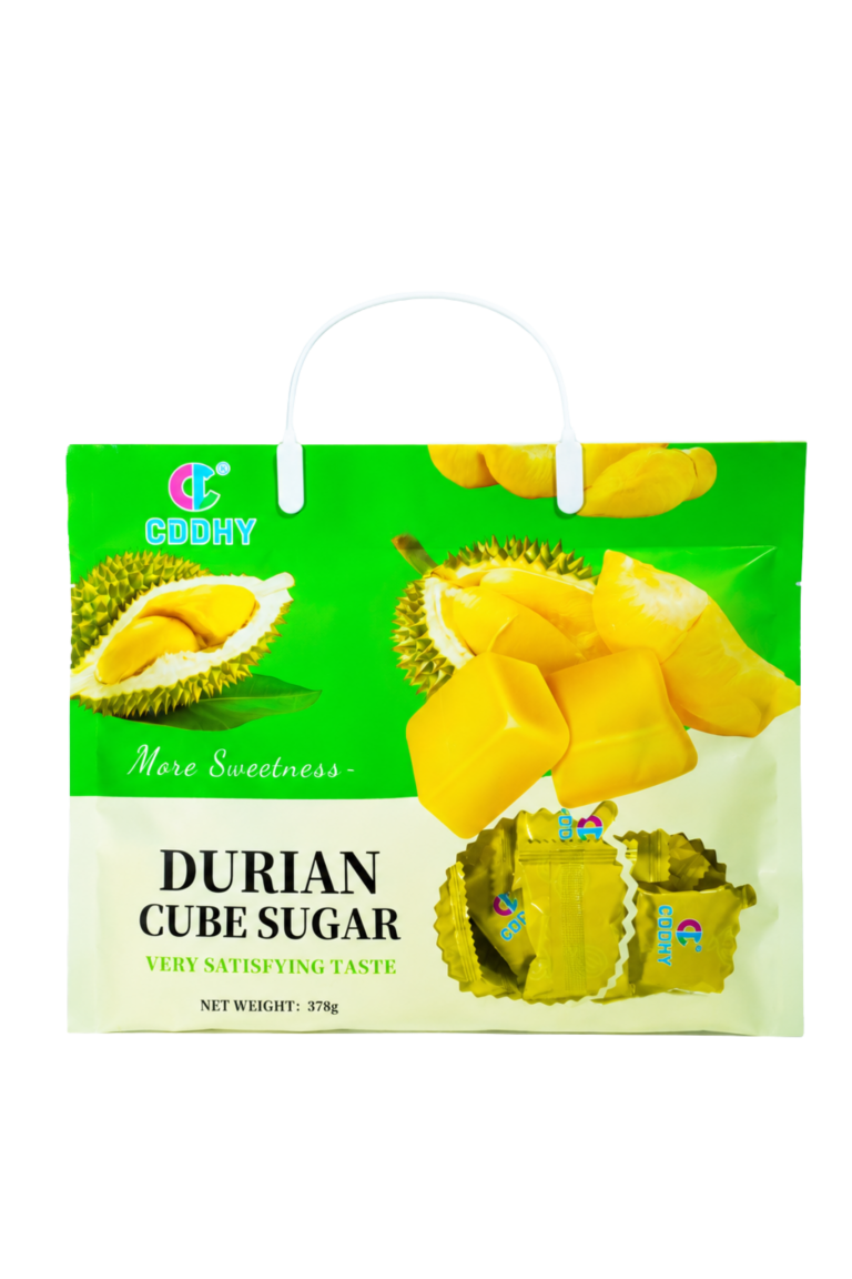 Kẹo Dẻo Cube Sugar CDDHY Sầu Riêng Gói 378g